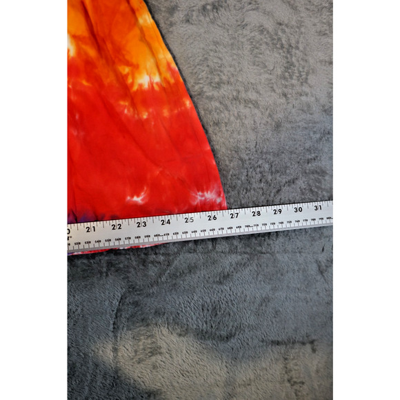 Speed Control New York Artisan Hand Dyed Rainbow Tie‑Dye Shirt Dress Size L - Picture 4 of 10